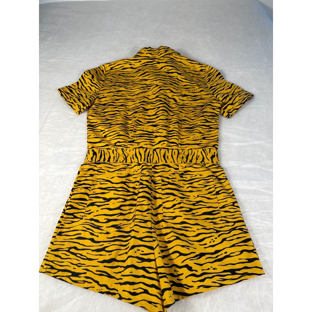 JEREMY SCOTT X ADIDAS RARE Tiger Print Festival romper. Vintage collector. Sz M - Picture 8 of 16